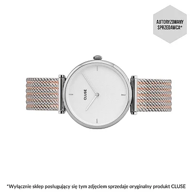 Cluse Triomphe Silver Bicolour Mesh CW0101208003