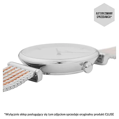 Cluse Triomphe Silver Bicolour Mesh CW0101208003
