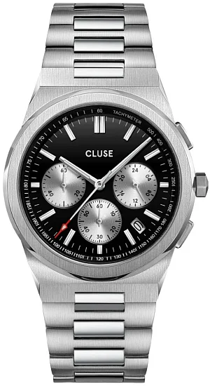 Cluse Vigoureux Chrono Man H-Link Black Dial CW20806