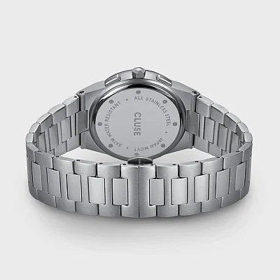 Cluse Vigoureux Chrono Man H-Link Silver Green Dial CW20803