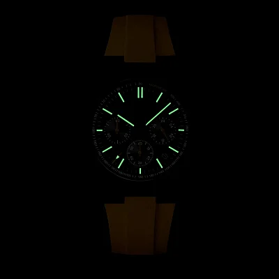 Cluse Vigoureux Chrono Yellow Silicone Black Dial CW20809