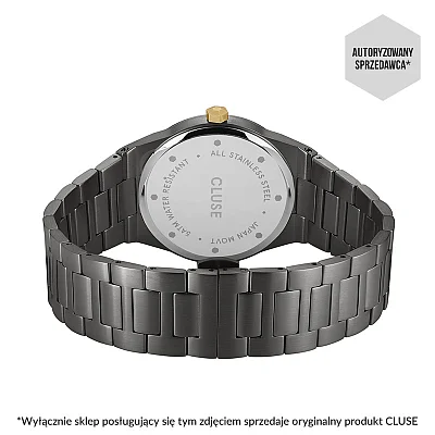 Cluse Vigoureux Man H-Link Gunmetal PVD Grey Dial CW0101503006