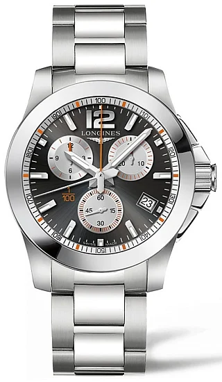 Longines Conquest Chrono 1/100 sec Roland Garros Special Edition L37004796