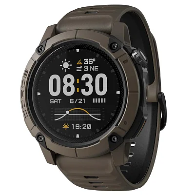 Coros Nomad Brown Digital Smartwatch HR GPS WNOM-BRN