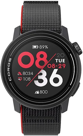 Coros PACE 3 Black Nylon Band Digital Smartwatch HR GPS WPACE3-INK