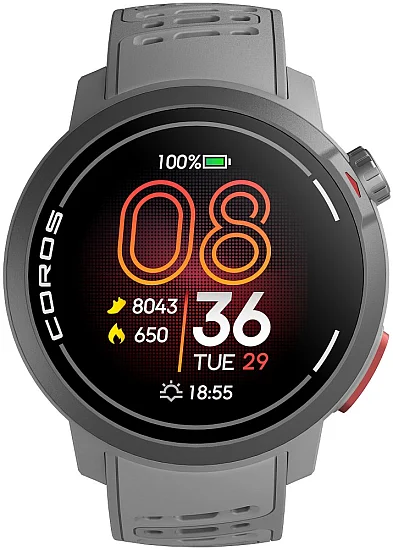 Coros Pace PRO Grey Digital Smartwatch Sapphire AMOLED HR GPS WPACEP-GRY