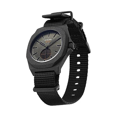 D1 Milano Commando Sandblast Black NATO Strap MTNJ05