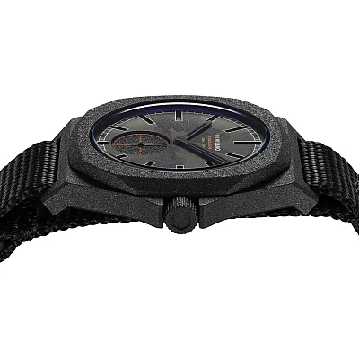 D1 Milano Commando Sandblast Black NATO Strap MTNJ05