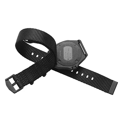 D1 Milano Commando Sandblast Black NATO Strap MTNJ05