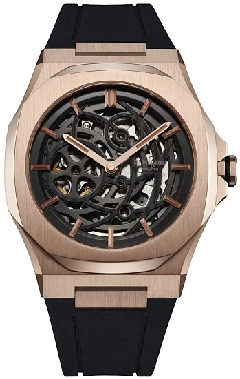 D1 Milano Skeleton Automatic Rose Gold SKRJ12