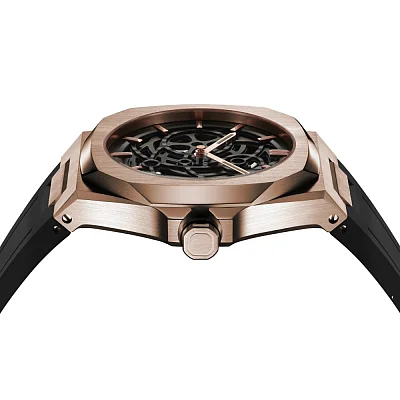 D1 Milano Skeleton Automatic Rose Gold SKRJ12