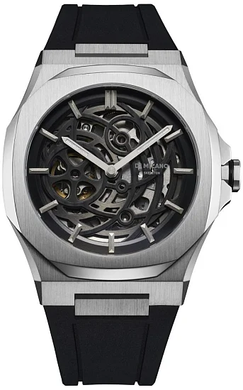 D1 Milano Skeleton Automatic Silver SKRJ10