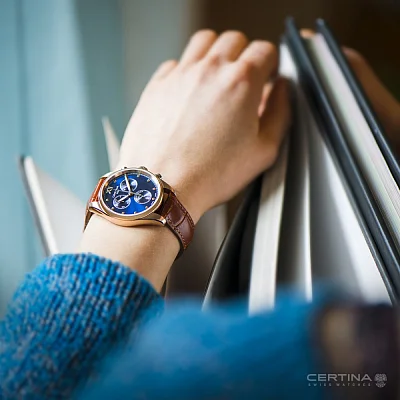 Certina DS-8 Chronograph Lady COSC Chronometer PVD C033.234.36.048.00