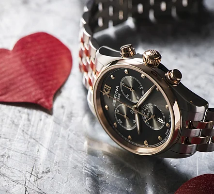 Certina DS-8 Chronograph Lady COSC Chronometer PVD C033.234.22.088.00