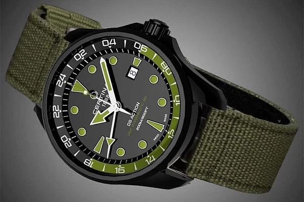 Certina DS Action GMT Powermatic 80 Black PVD C032.429.38.051.00