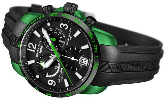 Certina DS Podium Chrono GMT Aluminium Precidrive C001.639.97.057.03