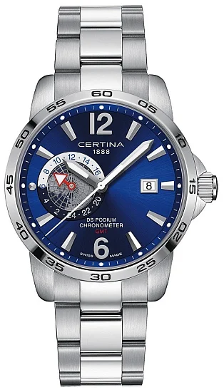 Certina DS Podium GMT COSC Chronometer C0344551104700