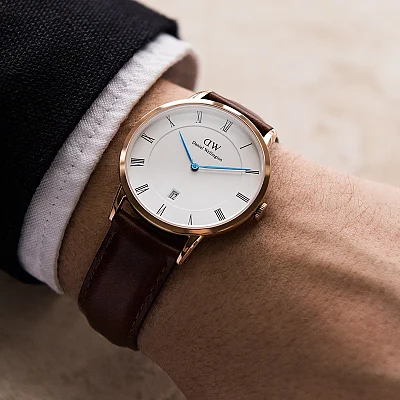 Daniel Wellington Dapper St Mawes Rose Gold PVD 1100DW DW00100083