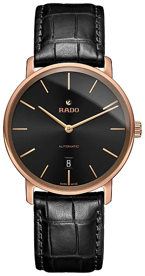 Rado DiaMaster Gent Automatic Thinline XL Rose Gold Ceramos R14068166