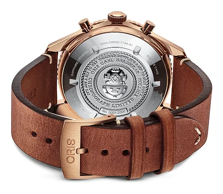 Oris Divers Carl Brashear Chronograph Bronze Limited Edition 01 771 7744 3185-Set LS