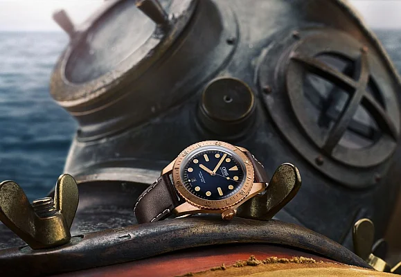 Oris Divers Carl Brashear Bronze Limited Edition 01 733 7720 3185-Set LS