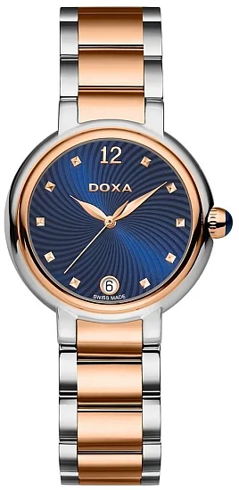 Doxa Blue Stone Rose Gold PVD 5106520660
