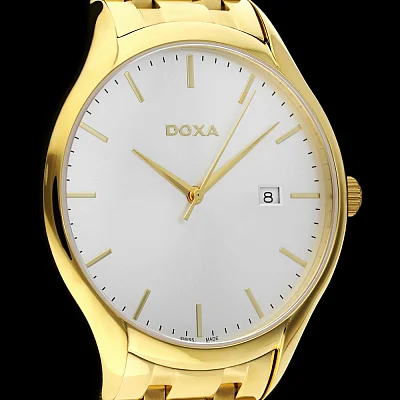 Doxa Challenge Gent Yellow Gold PVD 215.30.021.11