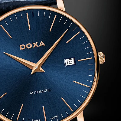 Doxa D-Light Gent Automatic Rose Gold PVD 171.90.201.03