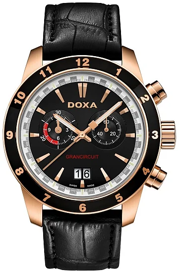 Doxa Grancircuit Gent Chrono Big-Date Rose Gold PVD 1409010101