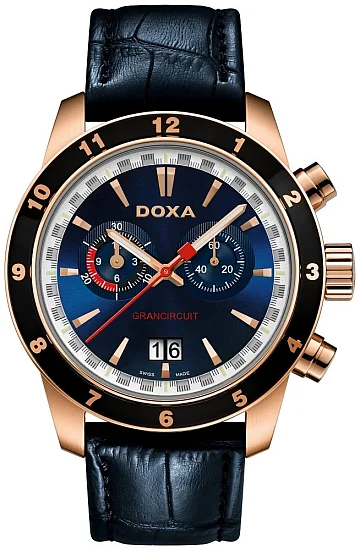Doxa Grancircuit Gent Chrono Big-Date Rose Gold PVD 1409020103