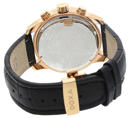 Doxa Grancircuit Gent Chrono Big-Date Rose Gold PVD 140.90.101.01