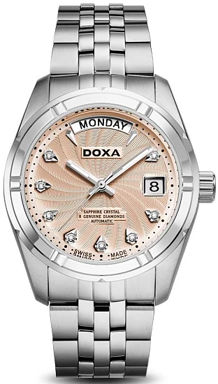 Doxa Noble Gent Automatic Day-Date Diamonds D173SRO