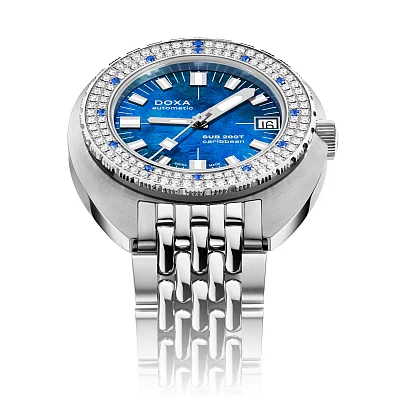 Doxa SUB 200T Diamonds Caribbean Diver 804.10D.201.10