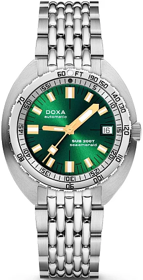 Doxa SUB 200T Seaemerald Diver Sunray Dial 80410131S10