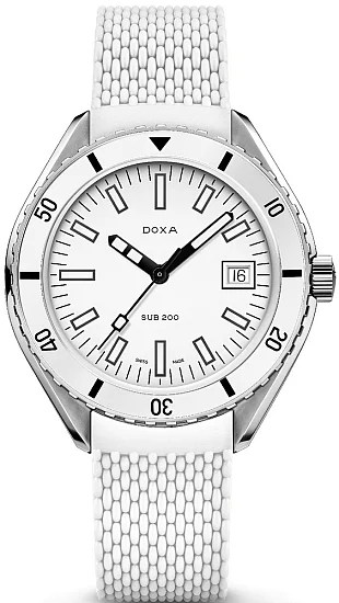 Doxa SUB 200 Whitepearl Diver Small Strap 7991501123