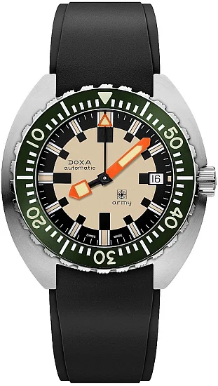 Doxa SUB 300T Army Diver Black Strap 78510031G20