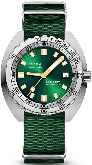 Doxa SUB 300T Sea Emerald Diver NATO Strap 8401013126-N