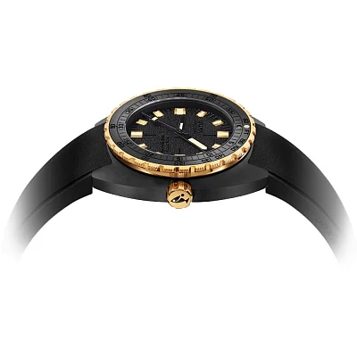 Doxa SUB 300 Beta Sharkhunter Diver COSC Chronometer Ceramic and 18k Gold Bezel 830.20.101ND.20