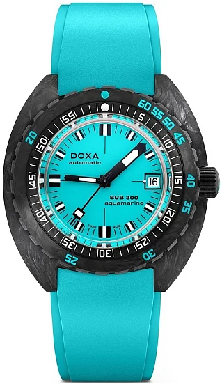Doxa SUB 300 Carbon Aquamarine Diver COSC Chronometer 8227024125