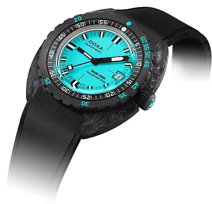 Doxa SUB 300 Carbon Aquamarine Diver COSC Chronometer 822.70.241.20