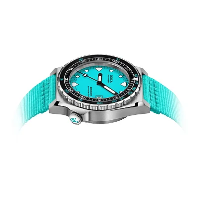 Doxa SUB 600T Aquamarine Ceramic NATO Strap Diver 861.10.241.25-N