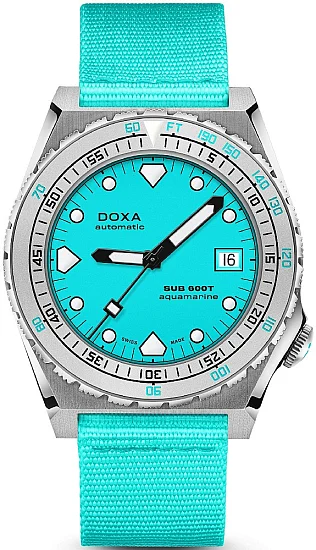 Doxa SUB 600T Aquamarine NATO Strap Diver 8621024125-N