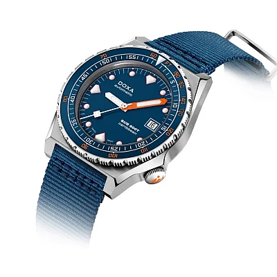 Doxa SUB 600T Caribbean Ceramic NATO Strap Diver 861.10.201.32-N