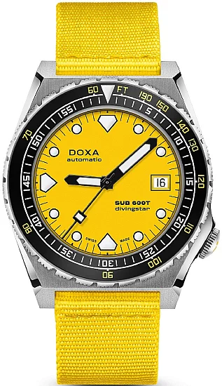 Doxa SUB 600T Divingstar Ceramic NATO Strap Diver 8611036131-N