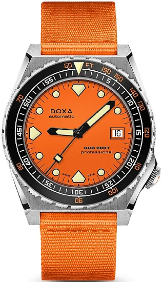 Doxa SUB 600T Professional Ceramic NATO Strap Diver 8611035121-N