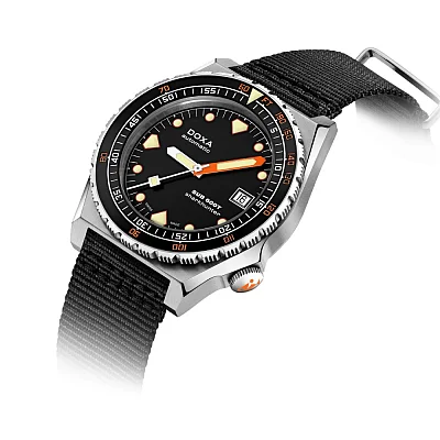 Doxa SUB 600T Sharkhunter Ceramic NATO Strap Diver 861.10.101.20-N