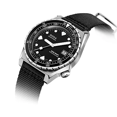 Doxa SUB 600T Sharkhunter Ceramic NATO Strap Diver 861.10.101B.20-N