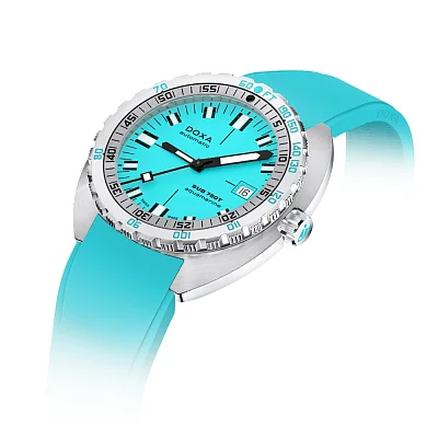 Doxa SUB 750T Aquamarine Diver Rubber Strap 825.10.241.25