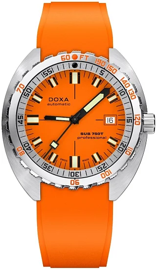 Doxa SUB 750T Professional Diver Rubber Strap 8251035121