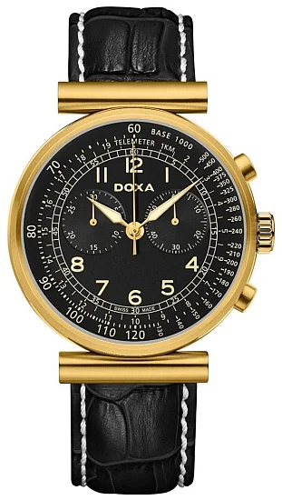 Doxa Telemeter Gent Chrono Yellow Gold PVD 1603010501